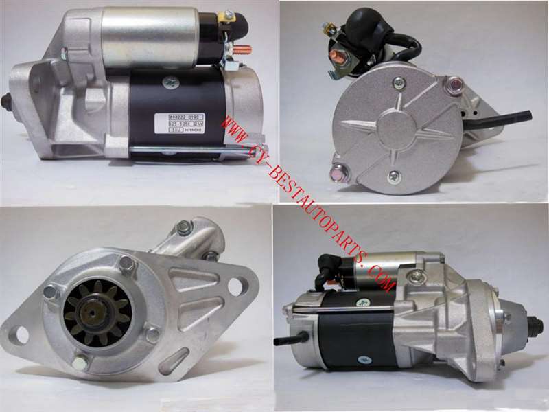 4HK1 4HF1 ORIGINAL HITACHI STARTER FOR ISUZU NKR66 NPR75 3708010-P301 8971009261 8972161861 8913239352 8-98054984-0 S25-308A S25-501 S25-501A S25-505 S25-505E S25-505G